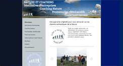 Desktop Screenshot of natureetcoaching.com